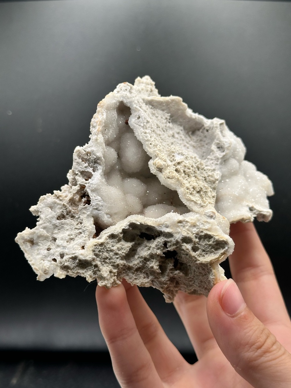 Druzy Agate from Missouri 💎🤍💎 DAM4